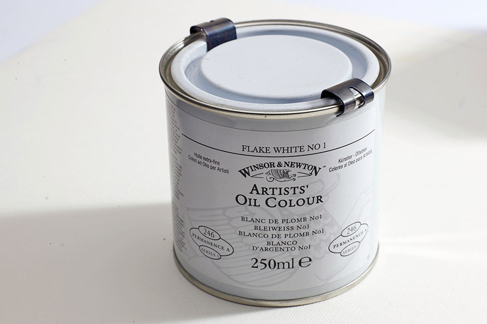 Underpainting Lead White Alkyd Paint