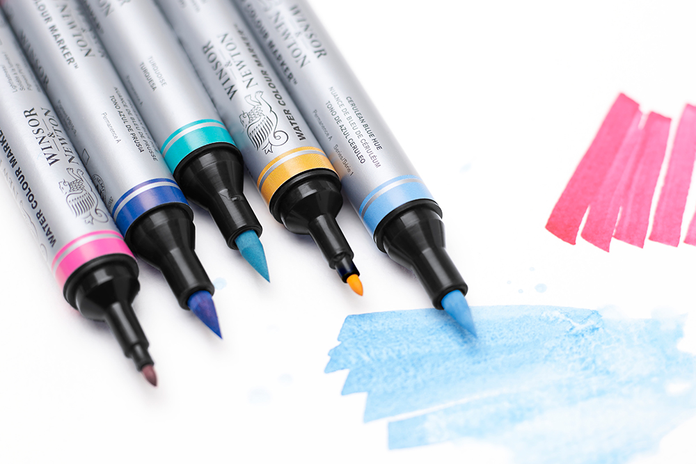 Markers & Felt Tip Pens: Great Pens From Japan & Beyond  Winsor and newton  watercolor, Pen and watercolor, Card art