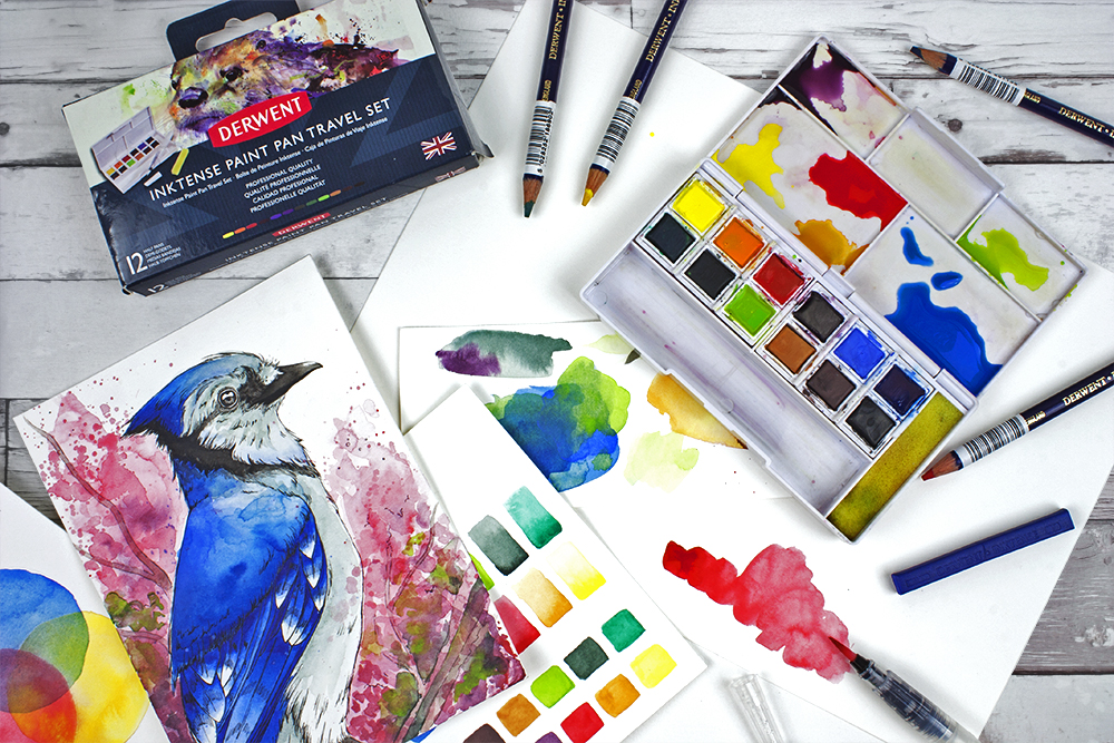 Carry the brilliance of Inktense in your pocket with Derwent
