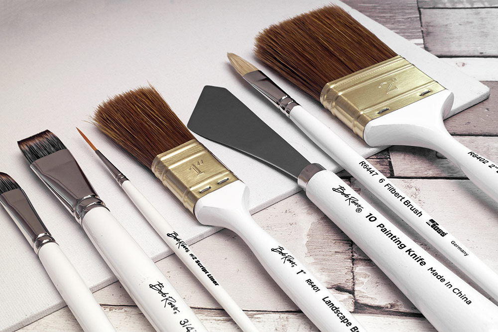 Painting Supplies - Landscape - Bob Ross Brushes & Knives - Page 1 - Bob  Ross Inc.