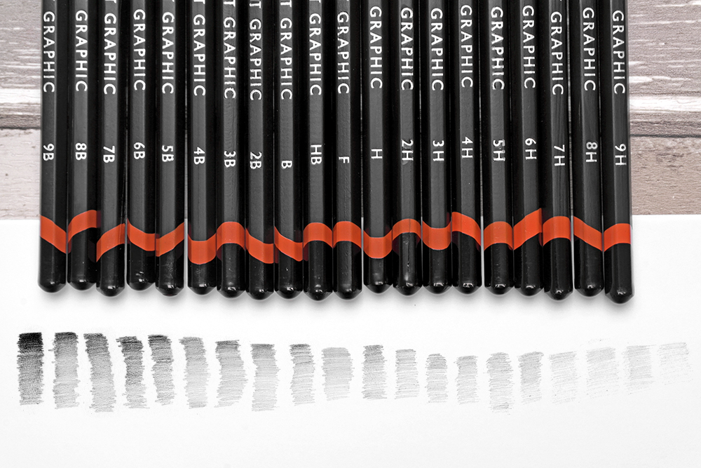 A Reference Guide to Graphite Sketching Pencils