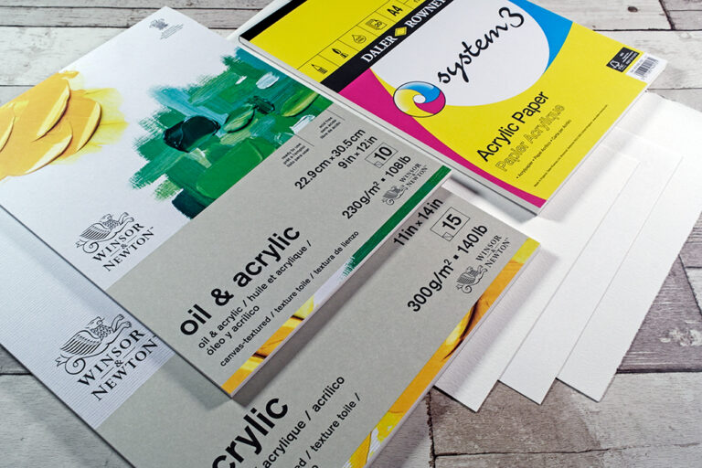 How to Choose the Right Acrylic Paper | Bromleys Art Supplies