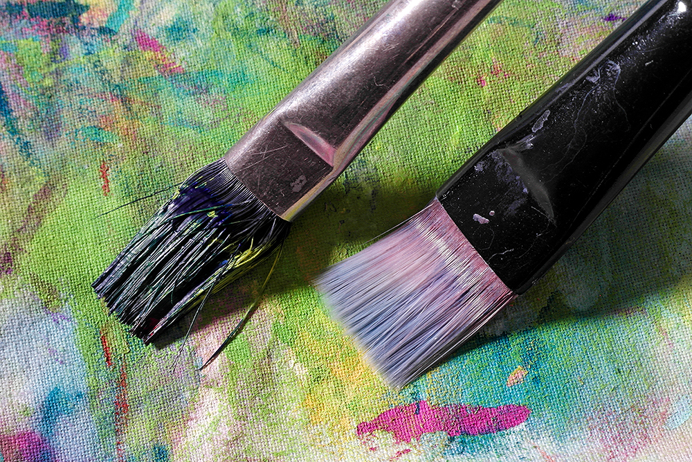 How To Clean Acrylic Paint Brushes Ken Bromley Art Supplies