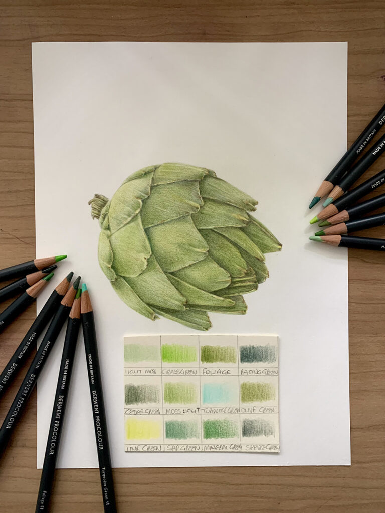 How to Use Colored Pencils for Details in an Acrylic Painting