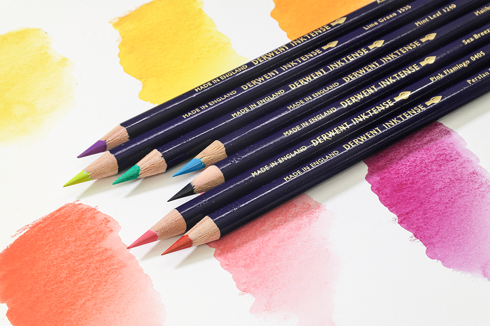 28 NEW Derwent Inktense Colored Pencils