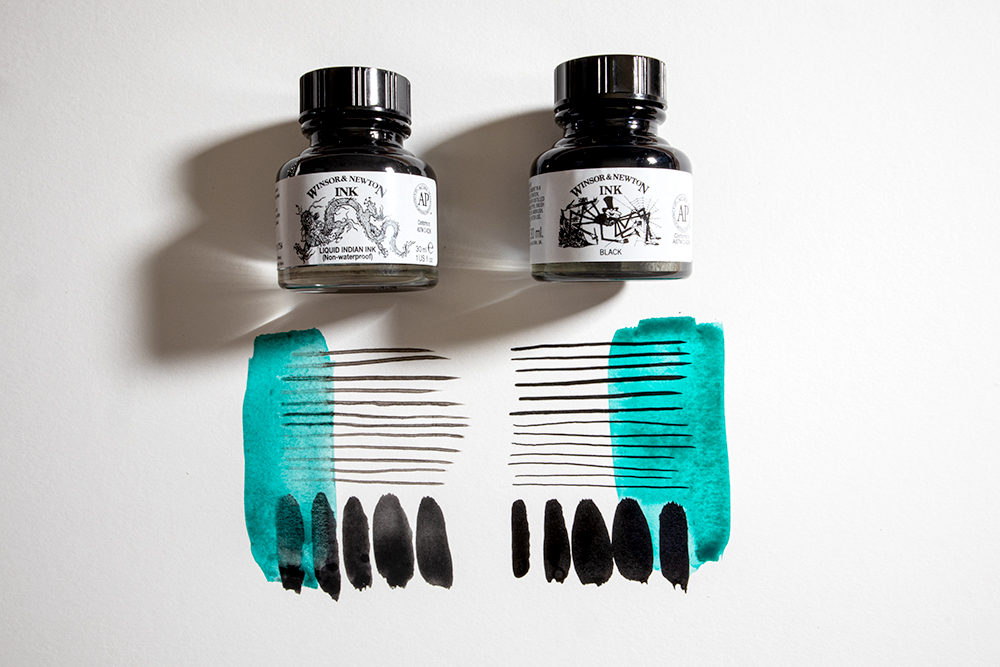 Simply Black Indian Ink & Calligraphy Ink Set