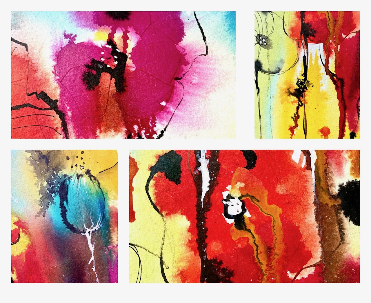 Create A Colourful Ink Painting Tutorial Bromleys Art Supplies   Image 4 