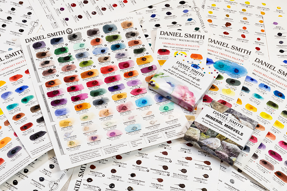 Unlock Your Palette with Daniel Smith Watercolour Dot Cards
