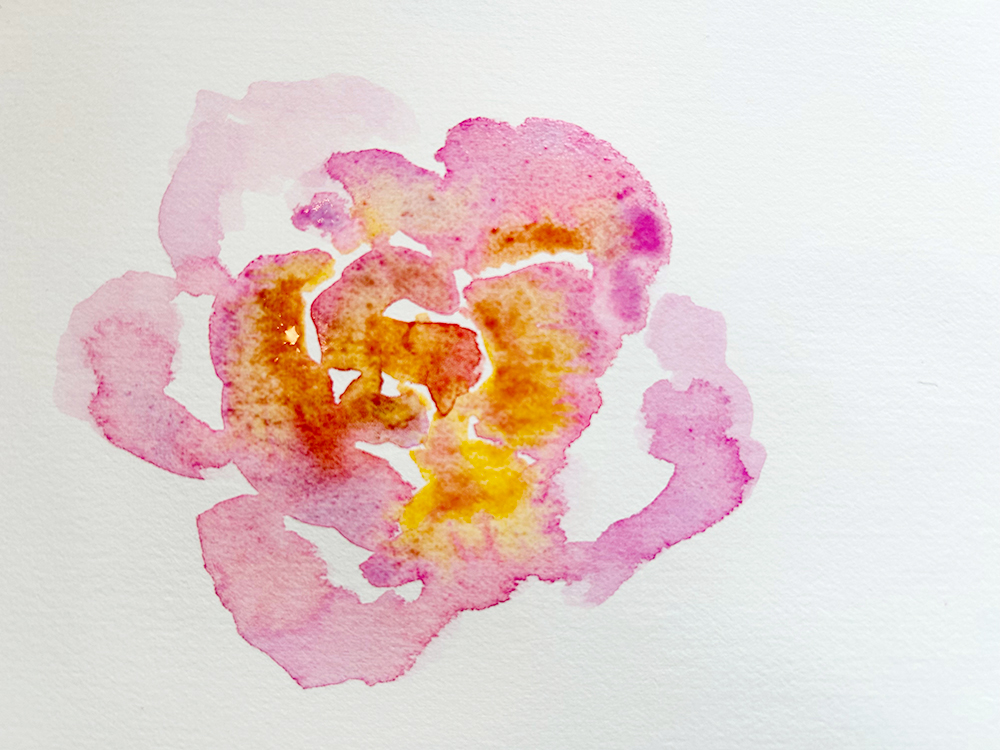 Joe Parsons Watercolour Rose Tutorial Step 3