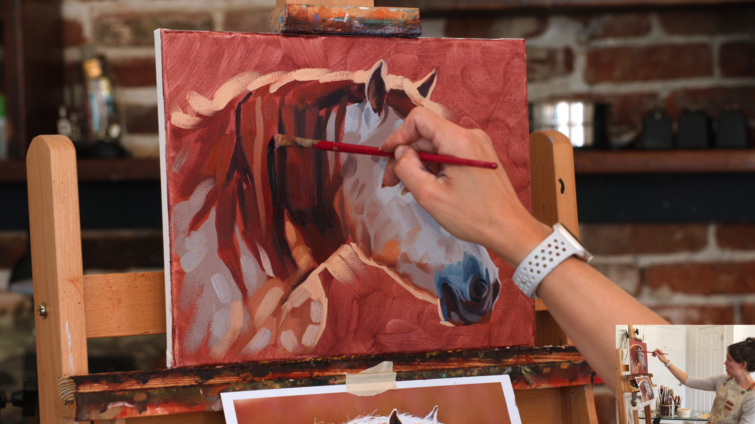 An Alla Prima Approach to Horse Portraiture 