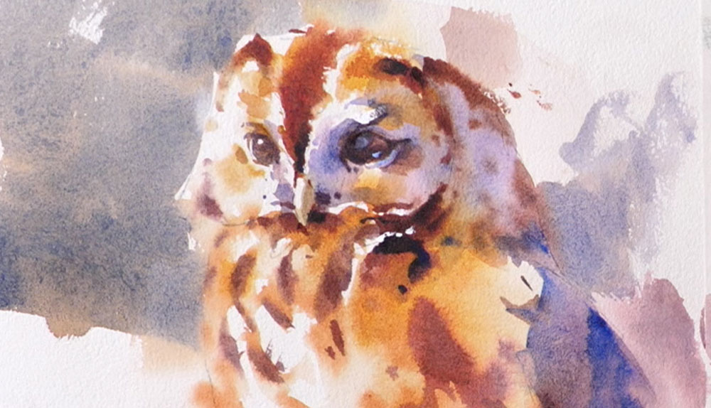 Watercolour Owl Tutorial with Tom Shepherd