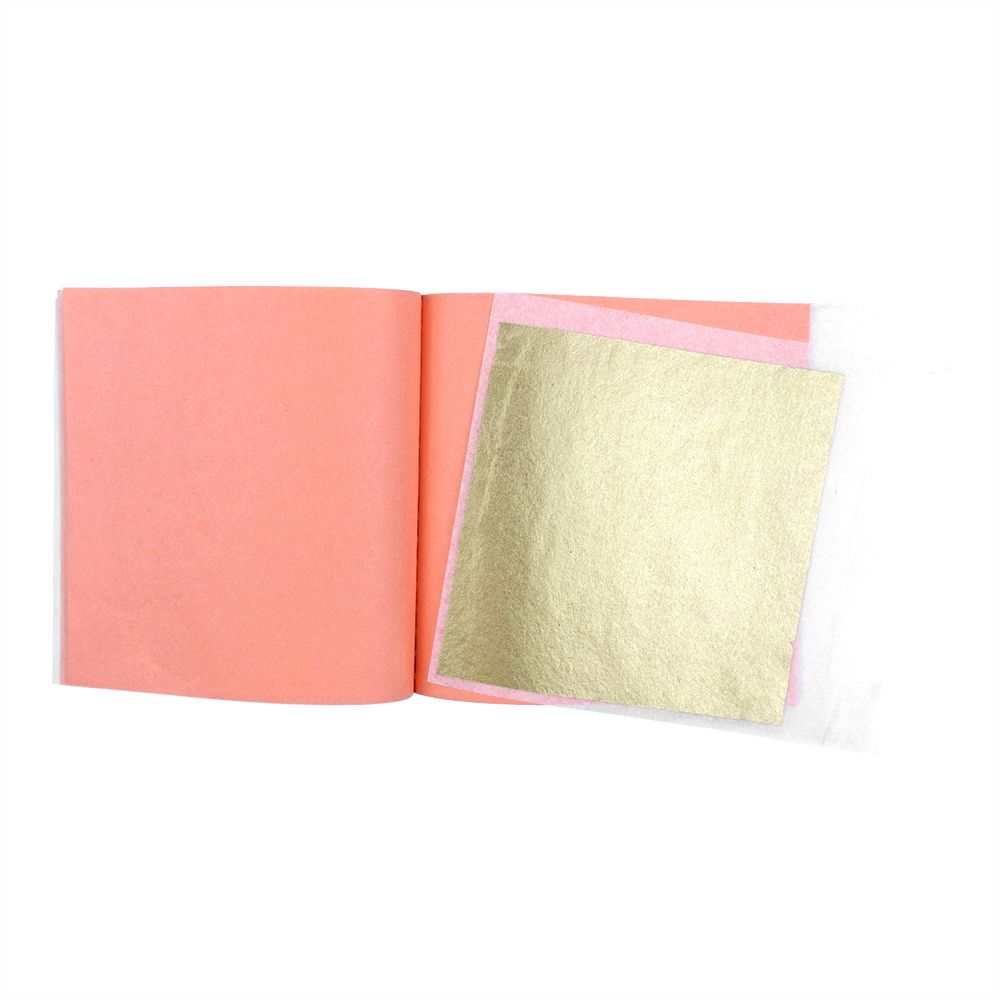 Edible Gold Leaf Qty. 10 Sheets Size 8cm x 8cm Loose Leaf Booklets. - GOLD  & SILVER LEAF