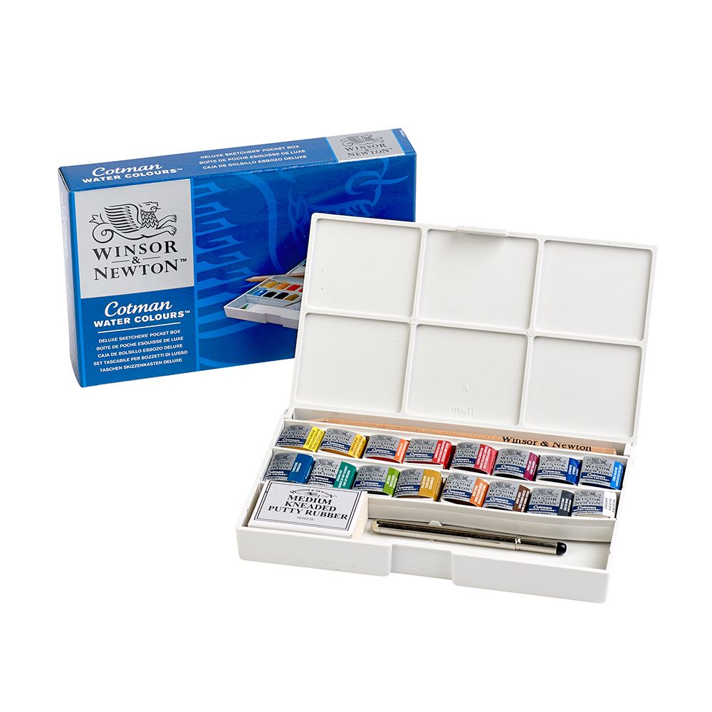 Winsor & Newton Cotman Deluxe Sketchers' Pocket Box | Bromleys Art