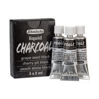Schmincke Liquid Charcoal Trio Set 3 x 5ml