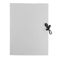 A3 Grey Card Presentation Folio with Ties