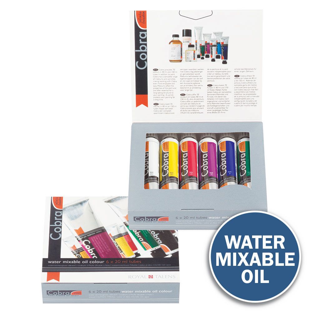 Winsor & Newton Artisan Water Mixable Oil Paint Set, Starter Colors - Set  of x tubes