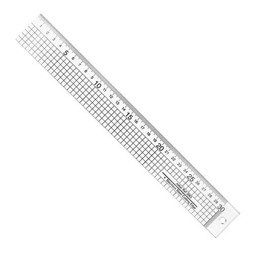 Cutting Ruler with Stainless Steel Strip | Bromleys Art Supplies