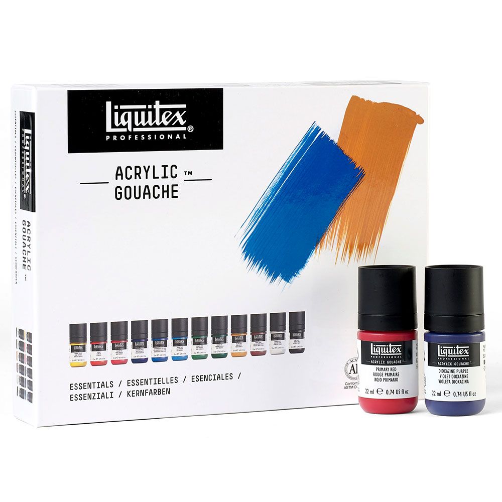 Liquitex Acrylic Ink Professional Paint, Muted Colors Collection Set