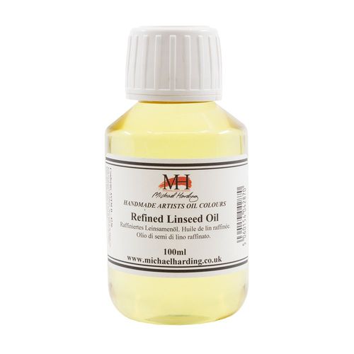 Michael Harding Refined Linseed Oil | Bromleys Art Supplies