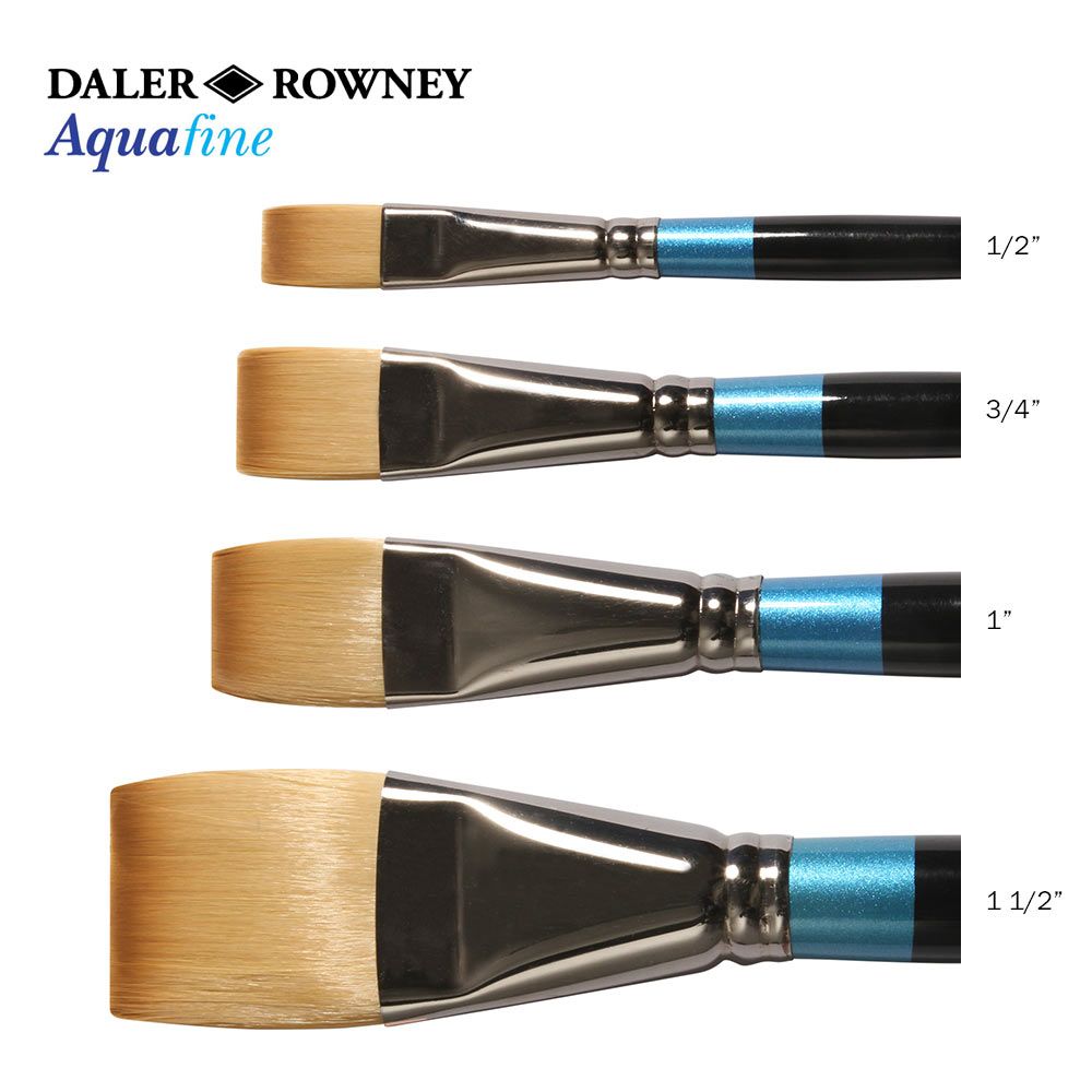 daler rowney aquafine watercolour brushes