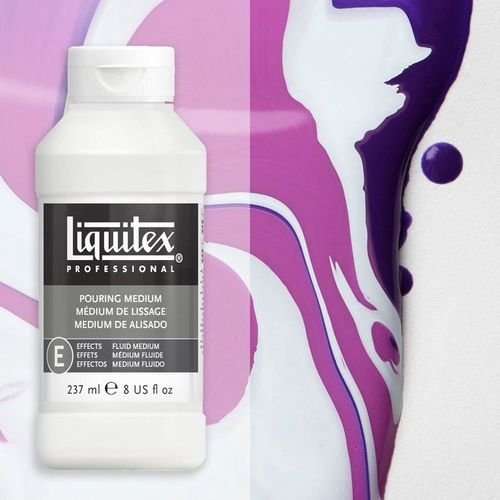 Liquitex Iridescent Pouring Medium & Soft Body Acrylic Set