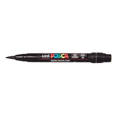 Uni Posca PCF-350 Brush Tip Paint Marker | Bromleys Art Supplies