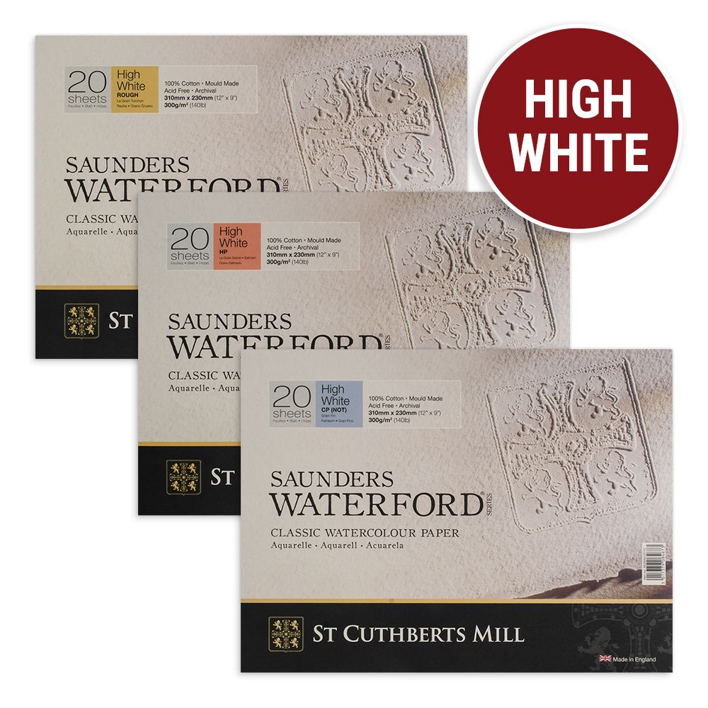 Paper: St Cuthberts Mill Saunders Waterford Watercolour Blocks (review)