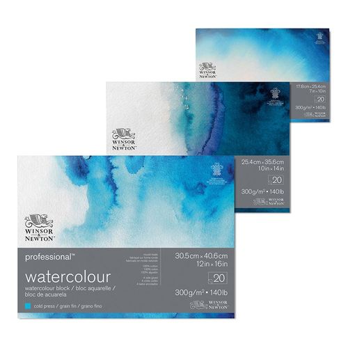 Winsor & Newton Professional Watercolour Paper Blocks | Bromleys Art ...