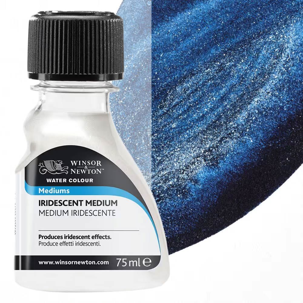 Iridescent Medium for Watercolors